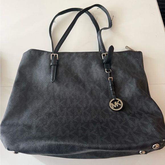 MICHAEL Michael Kors Handbags - Michael Kors Black Logo Tote Bag